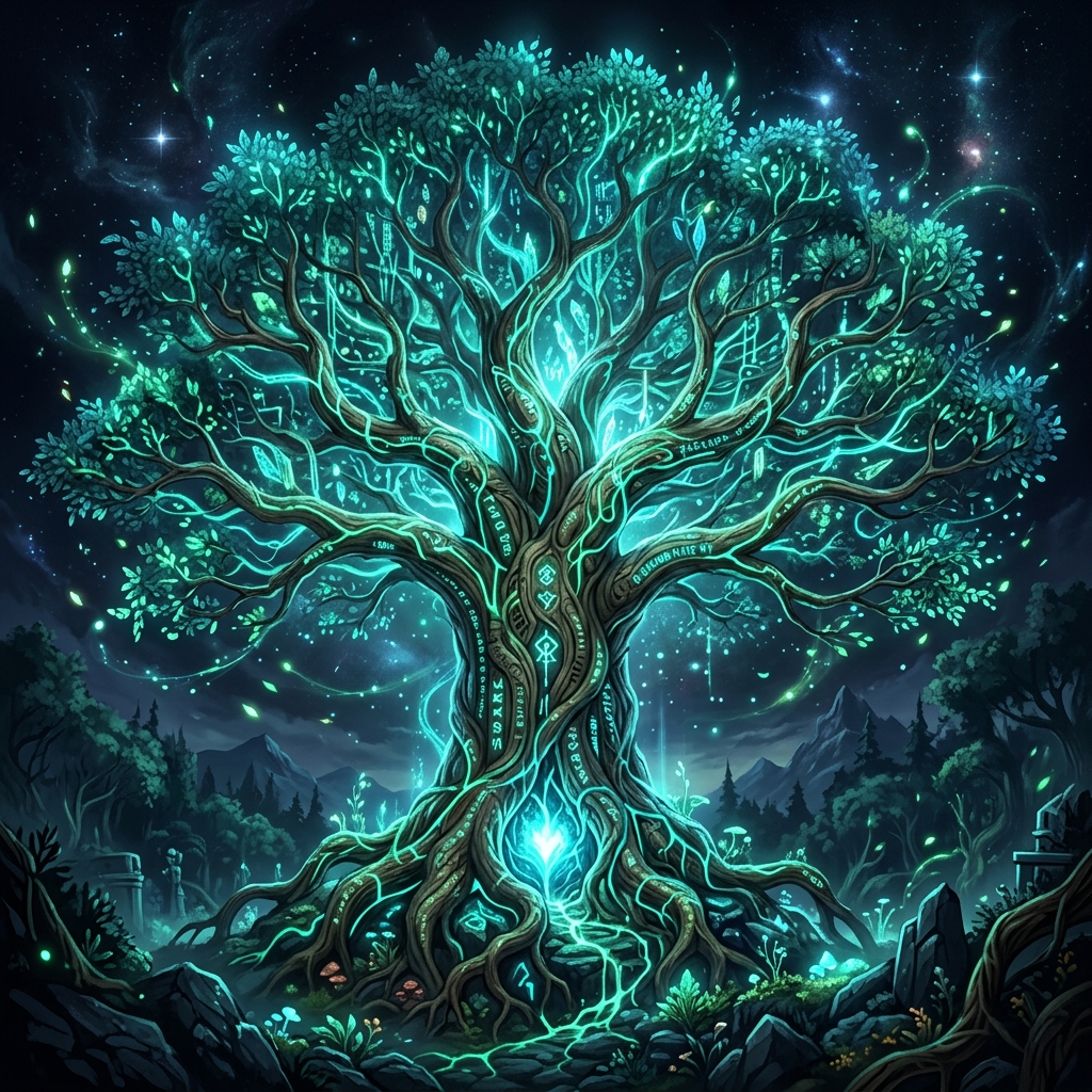 Drawn Tech Tree Artwork